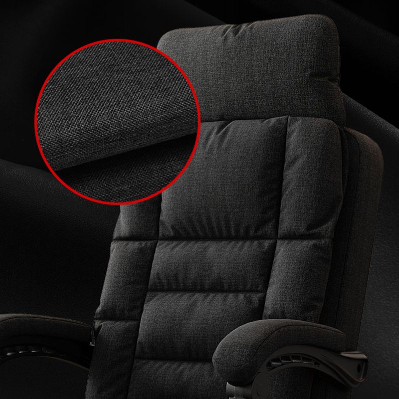 Chaise moderne bras rembourrés de hauteur de siège réglable chaise de bureau avec roues