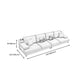 34.6"High Pillow Top Arm Sectional Contemporary Cushion Back for Living Room Clearhalo 'furn' 'furn_sectionals' 'Furniture' 'furniture_sectionals' 'kitchen' 'kitchen_sectionals' 'Living Room Furniture' 'Sectionals' 1200x1200_a924c448-6f57-4a4f-92ce-c6404e092863