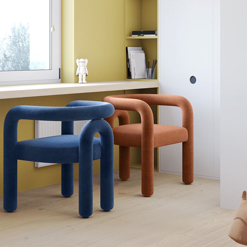 Contemporary Arm Chair Upholstered Open Back Dining Armchair Clearhalo 'Dining Chairs' 'Dining Tables & Seating' 'dining_chair' 'furn' 'furn_dining_chair' 'Furniture' 'Kitchen & Dining Furniture' 1200x1200_a9269250-7e2c-40f2-b8ac-32df47974bda