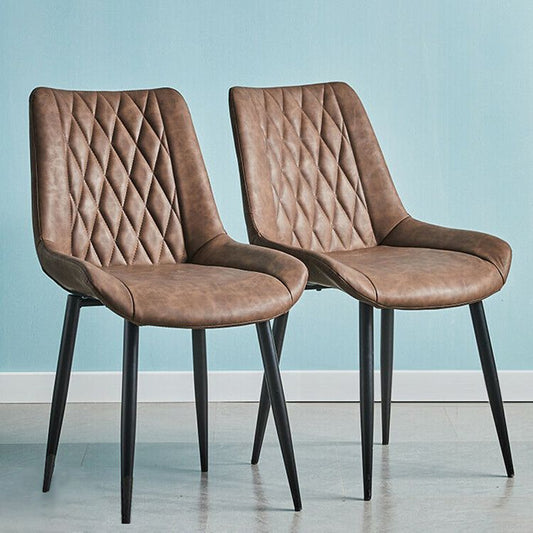 Indoor Scandinavian Side Chair Metal Upholstered Solid Back Dining Room Chair Clearhalo ' kitchen&dining_furn' 'Dining Chairs' 'Dining Tables & Seating' 'dining_chair' 'furn' 'furn_dining_chair' 'Furniture' 'furniture_dining_chair' 'Kitchen & Dining Furniture' 'kitchen' 1200x1200_a92731ea-e0ba-4775-b0ad-2a735ab80c26