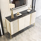 Server da pranzo in stile glam Stone di pietra con armadi