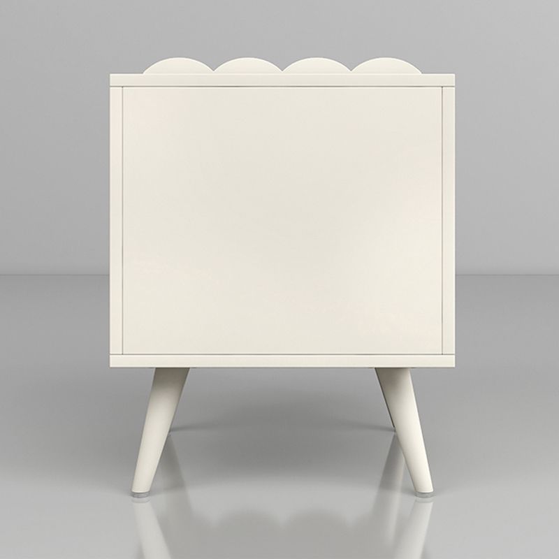 Modern bed nachtkastje faux houten accent tafel nachtkastje met laden