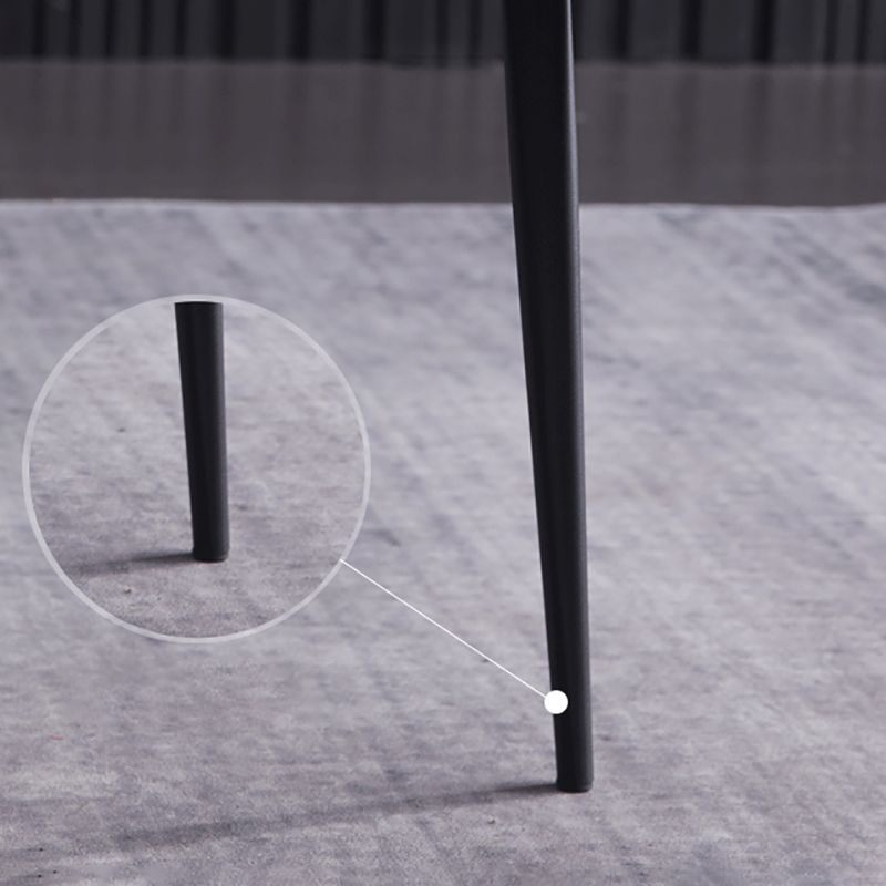 Contemporary Metal Dining Armless Chair Parsons Chair for Restaurant Use (Set of 2) Clearhalo ' kitchen&dining_furn' 'Dining Chairs' 'Dining Tables & Seating' 'dining_chair' 'furn' 'furn_dining_chair' 'Furniture' 'furniture_dining_chair' 'Kitchen & Dining Furniture' 'kitchen' 1200x1200_a9293805-8aba-4aee-ae65-bfcfd647c688