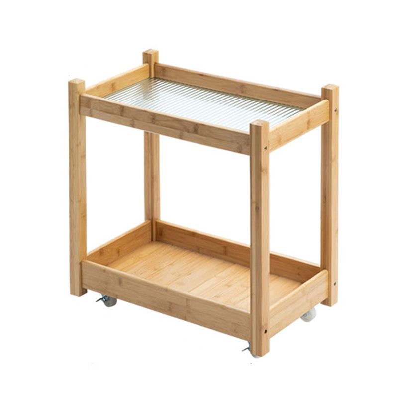 11" Wide Contemporary Corner Table Storage Clear Double Tier Accent Side Table Clearhalo 'Coffee & Accent Tables' 'End & Side Tables' 'end_side_tables' 'furn' 'furn_end_side_tables' 'Furniture' 'Living Room Furniture' 1200x1200_a929f0ec-cfea-4bf4-87e1-447008223861