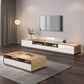 Console TV scandinava Console multimediale TV in legno con cassetti