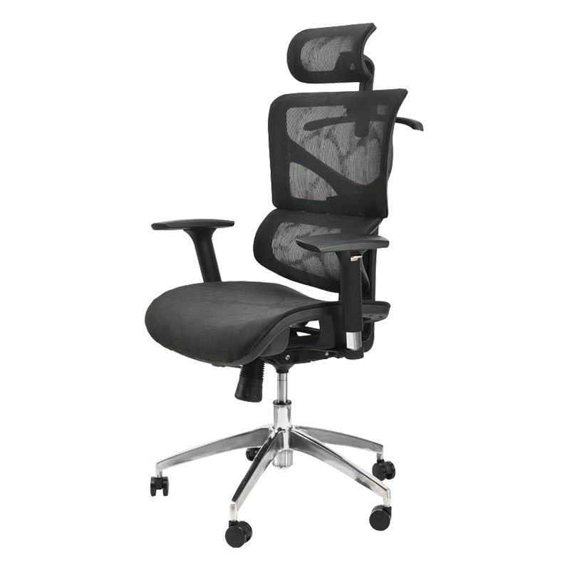 Contemporary Mid-Back Office Chair Ergonomic Adjustable Seat Height Desk Chair Clearhalo 'furn' 'furn_office_chair' 'Furniture' 'Office Chairs' 'Office Furniture' 'office_chair' 1200x1200_a92d51e6-c219-4198-abcf-3e745c8972e6