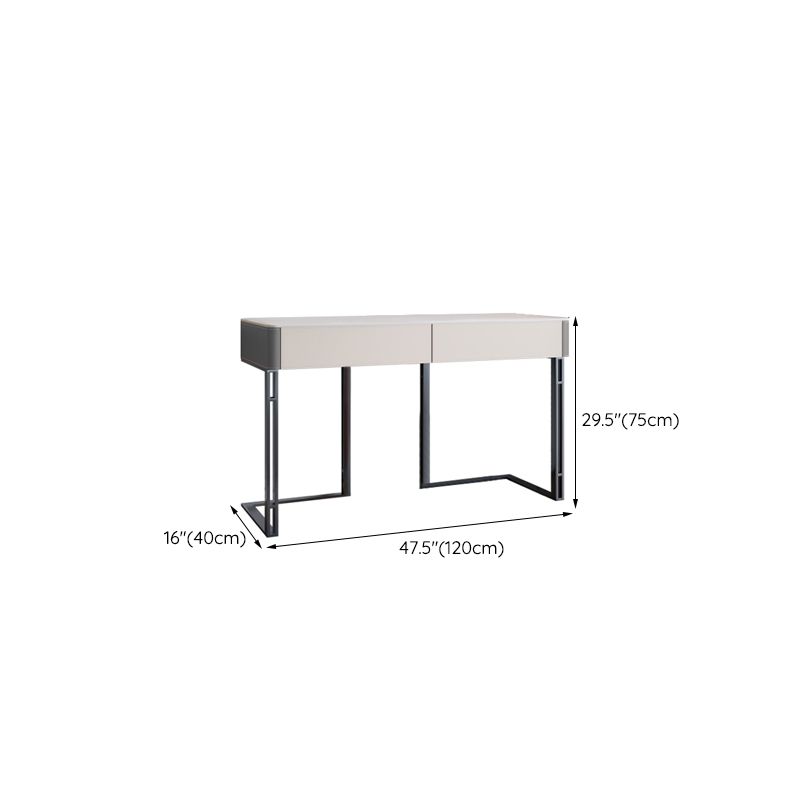 Zeitgenössischer Kiefern Make -up Eitelkeitstisch mit Schubladen Eitelkeit Make -up -Tisch Set