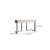 Zeitgenössischer Kiefern Make -up Eitelkeitstisch mit Schubladen Eitelkeit Make -up -Tisch Set