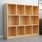 Contemporary Closed Back Book Shelf Wood Horizontal Bookshelf for Office Clearhalo 'Bookcases' 'furn' 'furn_bookcases' 'Furniture' 'Office Furniture' 1200x1200_a9304459-214c-410d-9e60-10d0bfdcc48e