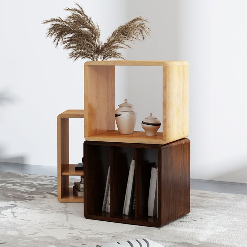 Libreria con libreria a goccia aperta in legno per la casa