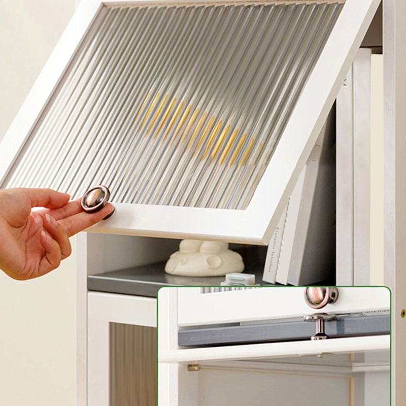 Contemporary White Wood Storage Cabinet Knobs Rectangle Storage Cabinet Clearhalo 'Cabinets & Chests' 'cabinets_chests' 'furn' 'furn_cabinets_chests' 'Furniture' 'Living Room Furniture' 1200x1200_a9323fbd-8d84-43fd-a1f6-4005f78371aa