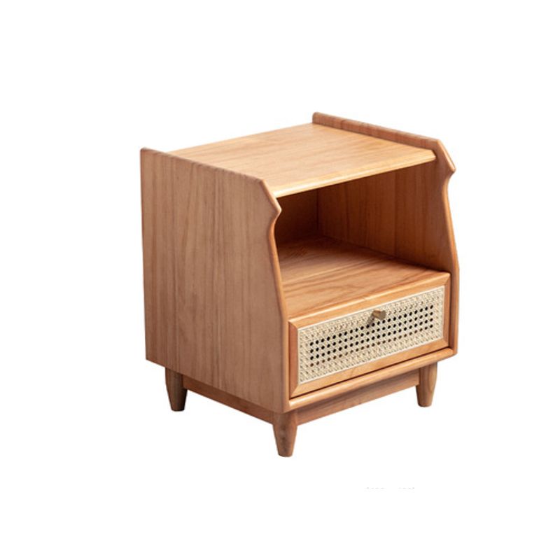 1 Drawer Night Table Modern Solid Wood Nightstand ,20.5" Tall Clearhalo 'Bedroom Furniture' 'furn' 'furn_night_stand' 'Furniture' 'night_stand' 'Nightstands' 1200x1200_a93523f9-d5cf-443c-92be-fa5ebe1fca0e