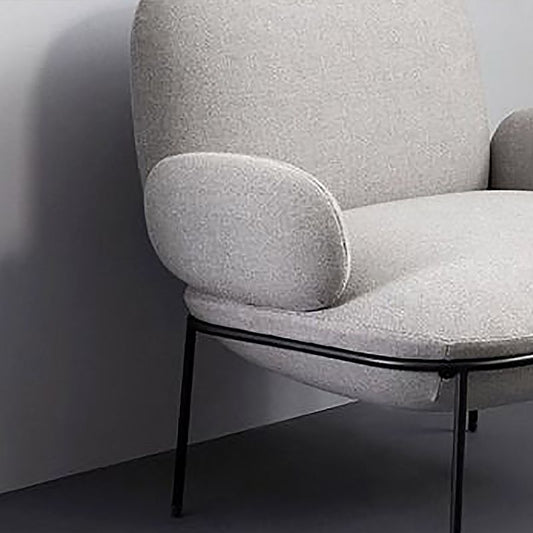 Contemporary 32.3"Wide Velvet Fixed Back Sponge 4 Legs Arm Chair Clearhalo 'Accent Chairs' 'accent_chairs' 'Chairs & Seating' 'furn' 'furn_accent_chairs' 'Furniture' 'Living Room Furniture' 1200x1200_a93610ca-59f5-438c-9fb3-0c96c7cb2e0d