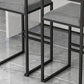 Modern Backrest Counter Stool Iron Kitchen Bar Stool with Velvet Cushion and Pedal Clearhalo 'Bar Furniture' 'Bar Stools' 'bar_stools' 'furn' 'furn_bar_stools' 'Furniture' 'furniture_bar_stools' 'Kitchen & Dining Furniture' 1200x1200_a938e98e-0ba5-4b08-ba2e-52861034fa59