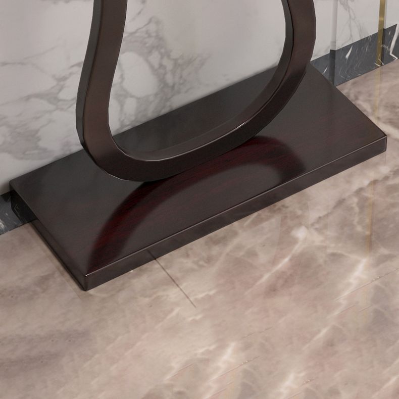 33,46 "Console alta Tabella 1 tavolo accento in legno massiccio per sala