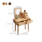 Modern 2-Drawers Table Dressing Table Solid Wood Mirror Make-up Vanity Clearhalo 'Bedroom Furniture' 'furn' 'furn_makeup_vanities' 'Furniture' 'Makeup Vanities' 'makeup_vanities' 1200x1200_a93a7592-40f6-417e-ab45-5d1f11a19c46