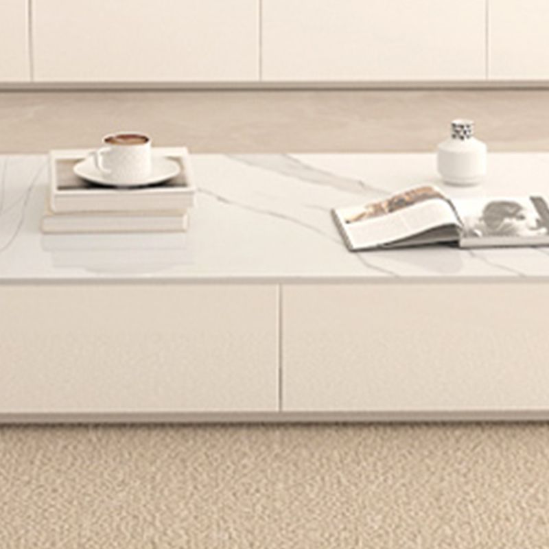Table basse rectangulaire Block Table basse simple moderne avec tiroirs