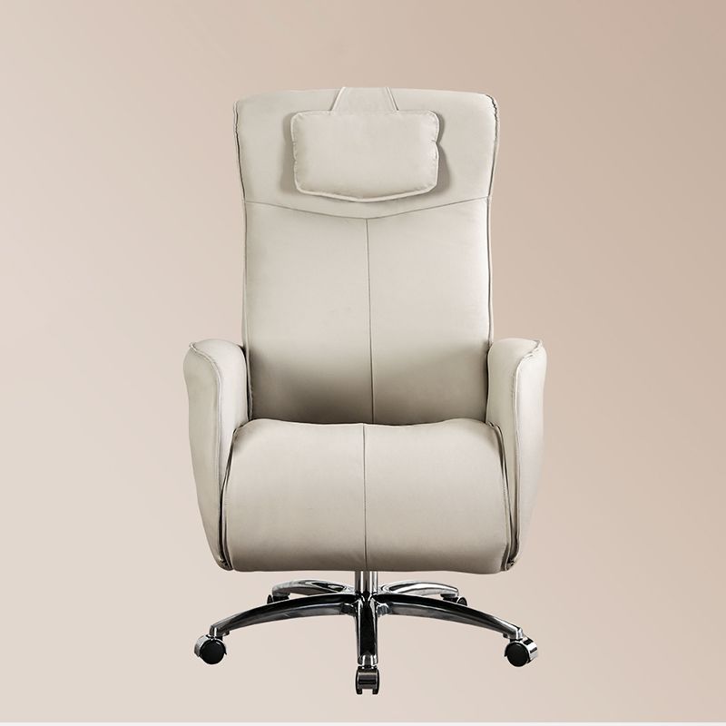 Sedia reclinabile in metallo in metallo a colori per poltrona in vetro in finta pelle.