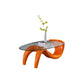 Table basse abstraite Verre contemporaine 15.7 "Table de cocktails