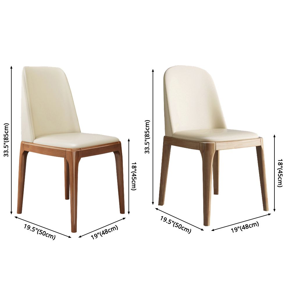 Wood Scandinavian Restaurant Side Chair Parsons Multi-color Dining Chair Clearhalo ' kitchen&dining_furn' 'Dining Chairs' 'Dining Tables & Seating' 'dining_chair' 'Furniture' 'furniture_dining_chair' 'Kitchen & Dining Furniture' 'kitchen' 1200x1200_a93eb665-098d-4509-9c0b-188063f60b3a