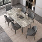 Rectangle Shape Luxury Dining Table Grey Fixed Table with Sintered Stone Clearhalo 'Dining Tables & Seating' 'Dining Tables' 'dining_table' 'furn' 'furn_dining_table' 'Furniture' 'furniture_dining_table' 'Kitchen & Dining Furniture' 1200x1200_a93fc5d8-c701-4ef8-859d-b02c11ac9c45
