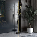 Metal Entry Hall Tree Marble Base Coat Hanger met 7 haken, 70,86 "H