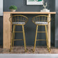 Modern Bar Table Set 1/3 Pieces Rectangle Pine Wood Counter Table for Milk Tea Shop