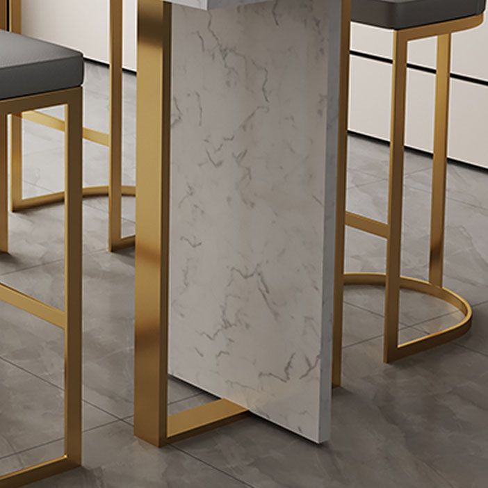 Tavolino da pranzo per accento per bistrot top glam rettangolo e tavolo da cocktail