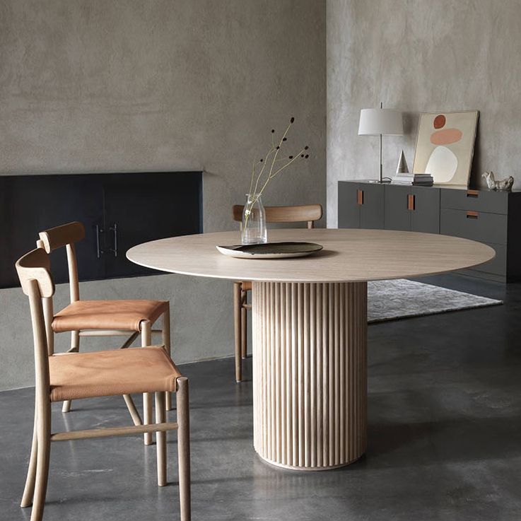 Pine Solid Wood Dining Table Simple Style Round Dining Site Table with Pedestal Casual Clearhalo ' dining_table' 'Dining Tables & Seating' 'Dining Tables' 'furn' 'furn_dining_table' 'Furniture' 'furniture_dining_table' 'Kitchen & Dining Furniture' 'kitchen&dining_furn' 'kitchen' 'kitchen_dining_table' 1200x1200_a94730fe-671f-4601-946a-5d84c1b84c2f