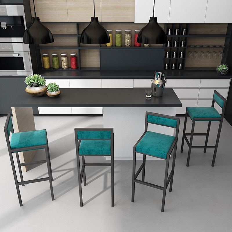 Scandinavian Upholstered Bar Stools for Kitchen Armless Square Stools Clearhalo 'Bar Furniture' 'Bar Stools' 'bar_stools' 'furn' 'furn_bar_stools' 'Furniture' 'furniture_bar_stools' 'Kitchen & Dining Furniture' 1200x1200_a9474b95-9309-484e-82e6-3466bcd62b7d
