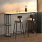 Light Luxury Oval Bar Table Stone Top Metal Pedestal Pub Table for Dining Room Clearhalo 'Bar Furniture' 'Bar Tables' 'bar_tables' 'Furniture' 'furniture_bar_tables' 'Kitchen & Dining Furniture' 1200x1200_a94b1f17-cca1-4724-9696-94e411324f02