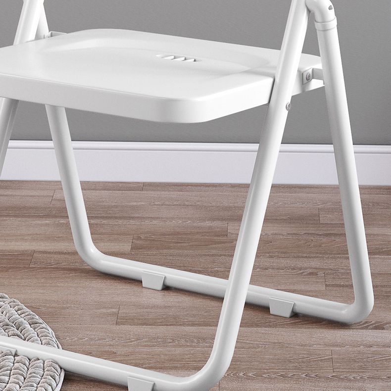 Contemporary Metal Dining Chairs Home Folding Open Back Dining Side Chair Clearhalo ' kitchen&dining_furn' 'Dining Chairs' 'Dining Tables & Seating' 'dining_chair' 'furn' 'furn_dining_chair' 'Furniture' 'furniture_dining_chair' 'Kitchen & Dining Furniture' 'kitchen' 1200x1200_a94cfb31-fc8c-4141-a91b-ce2d4a4a0a09