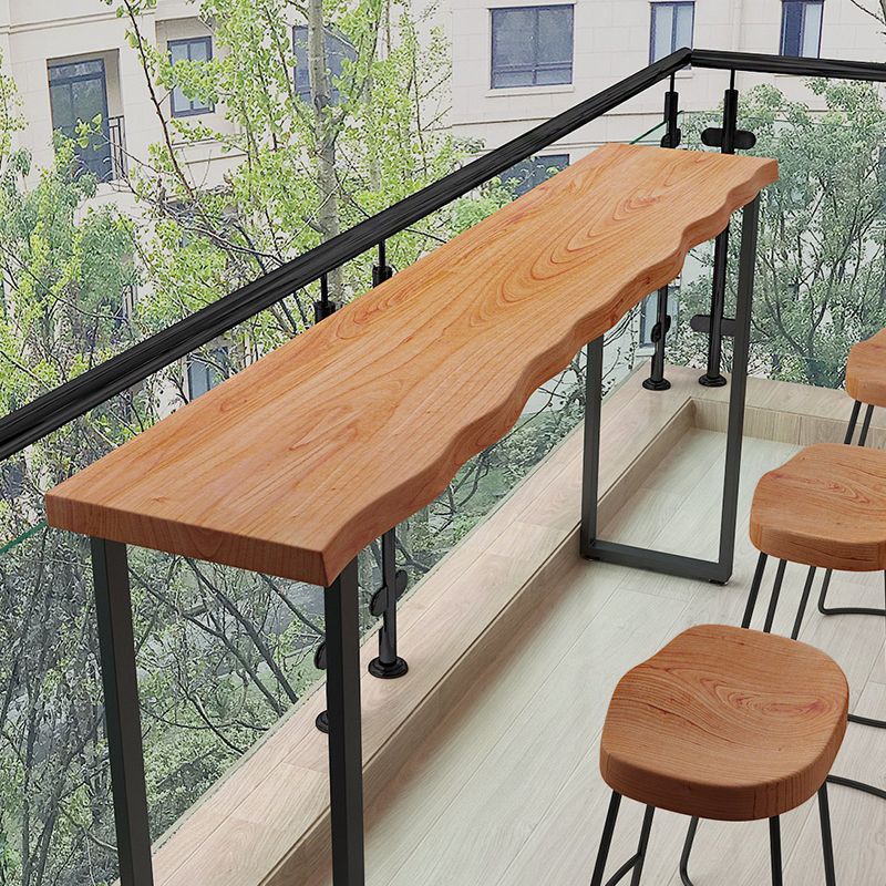 Contemporary Bar Table Set 1/2/4 Pieces Solid Wood Pub Table Set for Indoor Clearhalo 'Bar Furniture' 'furn' 'furn_home_bar_bar_sets' 'Furniture' 'Home Bars & Bar Sets' 'home_bar_bar_sets' 'Kitchen & Dining Furniture' 1200x1200_a94f30e6-579b-4a8a-ab8a-65d174743032