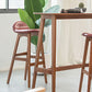 Contemporary 29-inch Upholstered Barstool Rubberwood Footrest Home Stool Clearhalo 'Bar Furniture' 'Bar Stools' 'bar_stools' 'furn' 'furn_bar_stools' 'Furniture' 'furniture_bar_stools' 'Kitchen & Dining Furniture' 1200x1200_a94f8770-8730-4a2e-8441-9e46c5473215