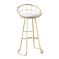 Glam 1/4/5 Pieces Bar Table Set Rectangle Stone Counter Table with High Stools for Balcony