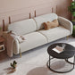Velvet Tight Back Sofa with Square Arm for Living Room 29.53" High