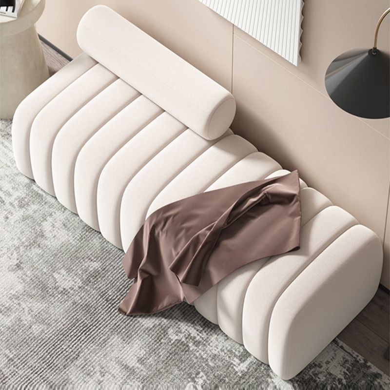 Modern Entryway and Bedroom Bench Backless Seating Bench with Upholstered Clearhalo 'Benches' 'Chairs & Seating' 'furn' 'furn_benches' 'Furniture' 'Living Room Furniture' 1200x1200_a952bf5c-cb49-469e-9509-661c16a3a76e