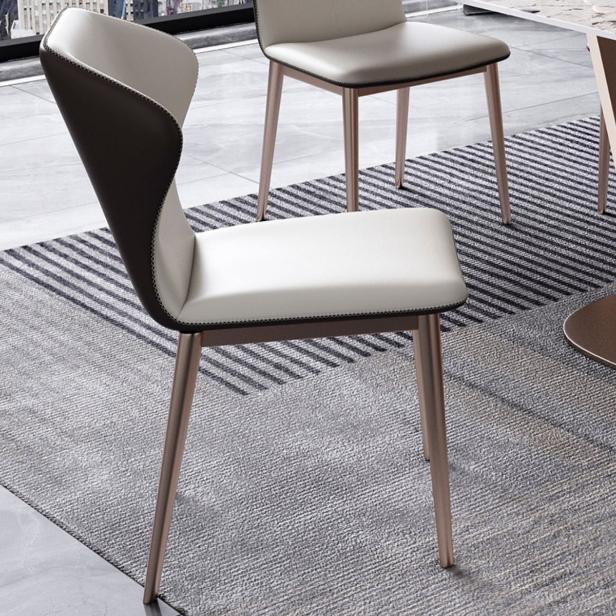 Glam 1/2/5/7 Pieces Dinette Set Sintered Stone Dining Room Set Clearhalo 'Dining Room Sets' 'Dining Tables & Seating' 'dining_room_set' 'Furniture' 'furniture_dining_room_set' 'Kitchen & Dining Furniture' 1200x1200_a9537400-2d5f-4c23-8706-904038532977