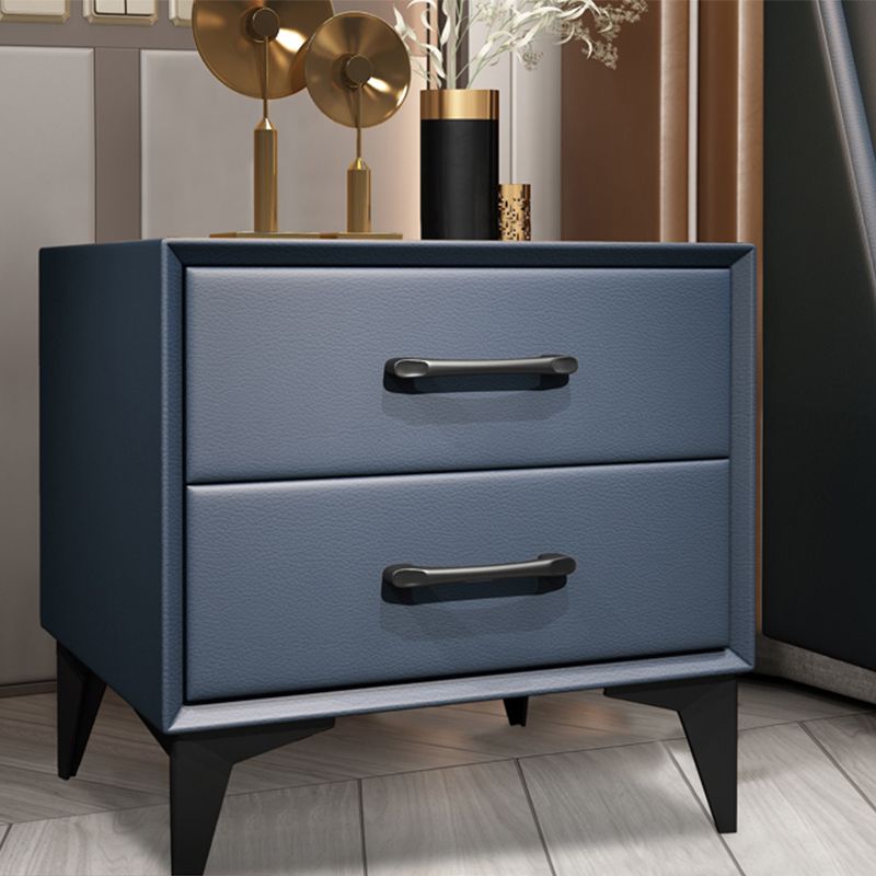 Contemporary Wooden Drawer Storage Bed Nightstand for Bedroom