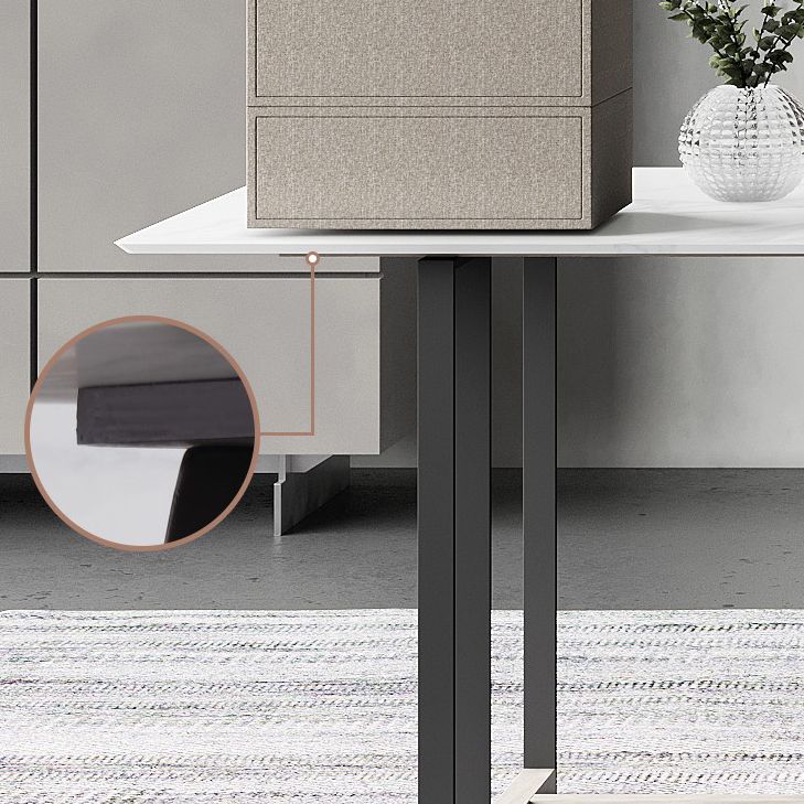 Home Office Sled Writing Desk Industrial Style Stone Writing Desk Clearhalo 'furn' 'furn_office_desk' 'Furniture' 'furniture_office_desk' 'Office Desks' 'Office Furniture' 'office_desk' 1200x1200_a956be1a-1caf-42f7-b4d0-6cd6fcf7cf4f