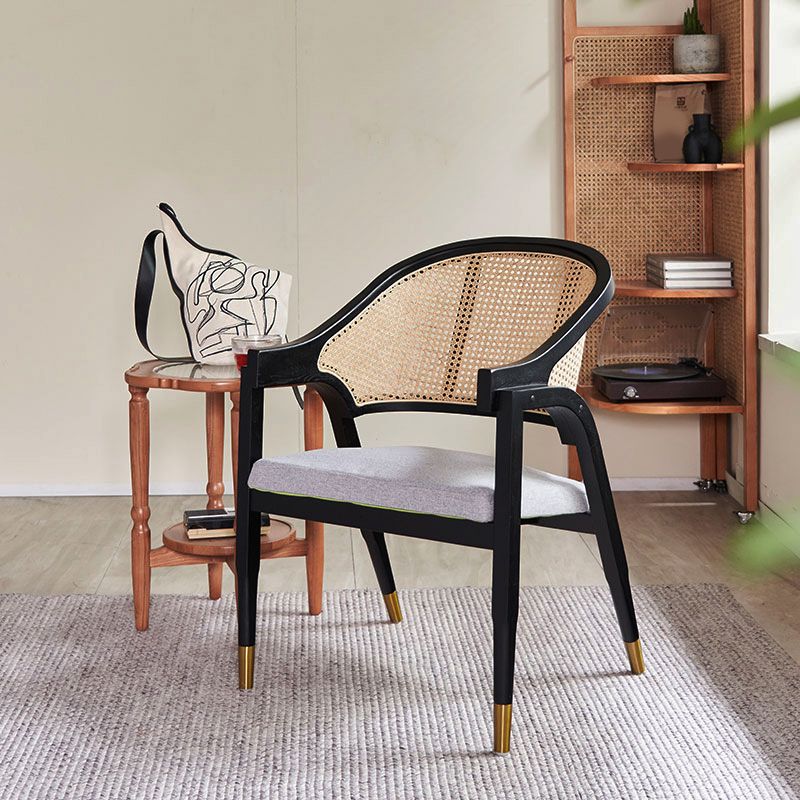 Modern Simple Arm stoel houten frame eetstoel stoel voor thuisgebruik