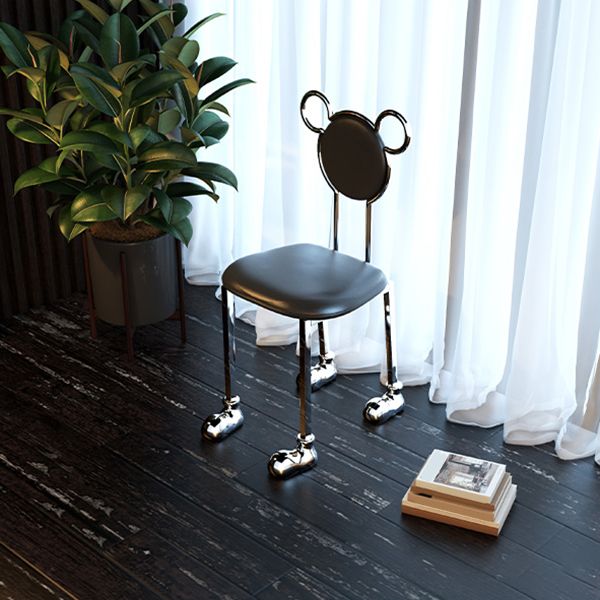 Chaise de bras sans bras rembourrée