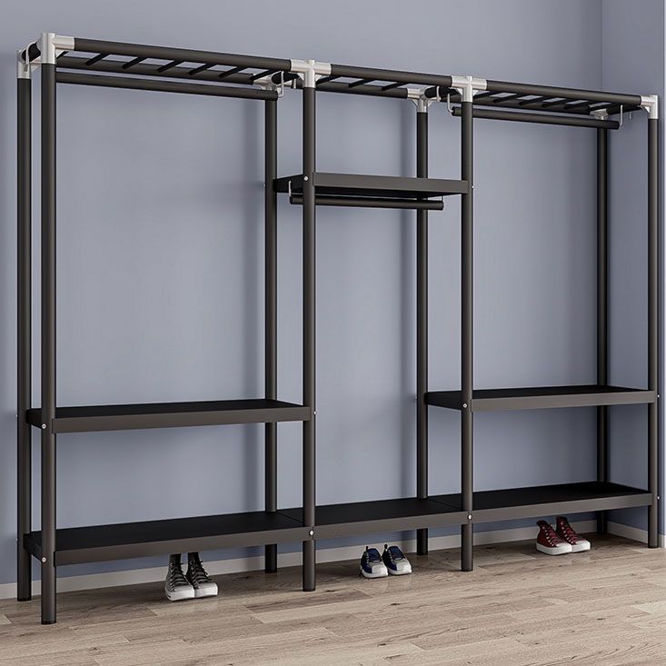 Contemporary Style Wardrobe 1 Door Steel Wardrobe Closet for Home