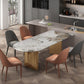 Sintered Stone Dining Table Traditional Luxury Double Pedestal Table for Kitchen Clearhalo 'Dining Tables & Seating' 'Dining Tables' 'dining_table' 'furn' 'furn_dining_table' 'Furniture' 'furniture_dining_table' 'Kitchen & Dining Furniture' 'kitchen' 'kitchen_dining_table' 1200x1200_a95b6948-a1fb-409d-bf79-a6e28a642875