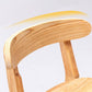 Solid Wood Low Back Bar Stool Modern Indoor Bar Chair with Footrest