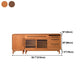 33.46"H Sideboard Solid Wood Contemporary Style Dining Server for Kitchen Living Room