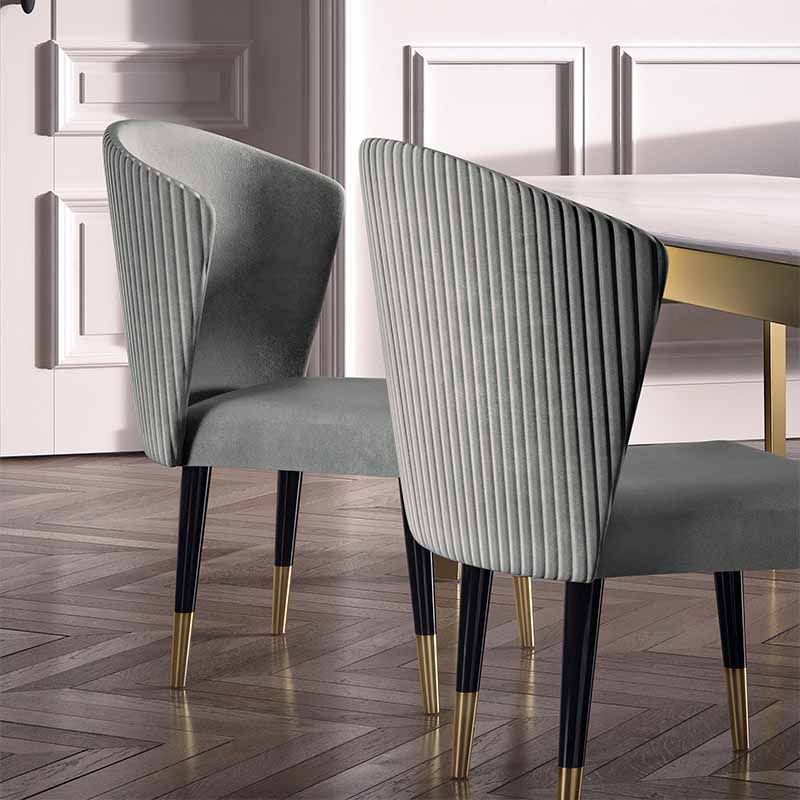 Indoor Scandinavian Side Chair Wood Upholstered Wingback Dining Room Chair Clearhalo ' kitchen&dining_furn' 'Dining Chairs' 'Dining Tables & Seating' 'dining_chair' 'furn' 'furn_dining_chair' 'Furniture' 'furniture_dining_chair' 'Kitchen & Dining Furniture' 'kitchen' 1200x1200_a96618d9-ff23-44b9-9566-90086f8e4875