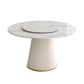 Modern Style Dining Table Round White Sintered Stone Dining Table for Home Use Clearhalo ' dining_table' 'Dining Tables & Seating' 'Dining Tables' 'furn' 'furn_dining_table' 'Furniture' 'furniture_dining_table' 'Kitchen & Dining Furniture' 'kitchen&dining_furn' 'kitchen' 'kitchen_dining_table' 1200x1200_a966592c-31d3-4472-94ce-d3533e24ab5f