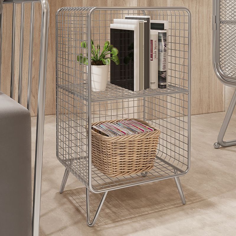 Industrial Style Standard Bookcase Metal Closed Back Bookshelf for Home Office Clearhalo 'Bookcases' 'furn' 'furn_bookcases' 'Furniture' 'furniture_bookcases' 'kitchen' 'kitchen_bookcases' 'Living Room Furniture' 'Office Furniture' 1200x1200_a969e4ec-dfe2-471e-9045-cbebba2e4383