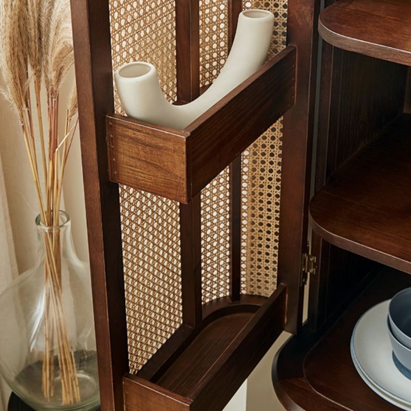 Server da pranzo contemporaneo server buffet di cenere con porte per sala da pranzo